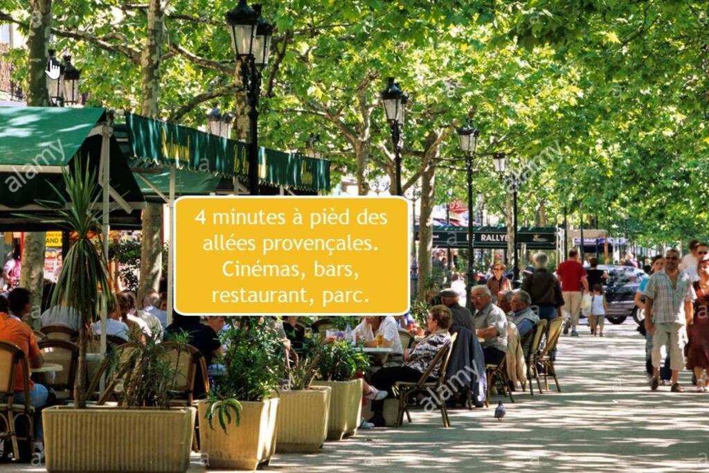Loft 5* Centre, Terras. Park Babyfoot Clim Velos Montélimar Buitenkant foto